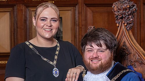 Councillor Andrew Bond and Councillor Jade Seager